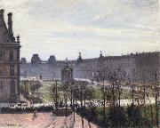 Camille Pissarro The Carrousel,autumn morning oil painting